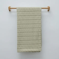 Organic Cotton Waffle Baby Blanket Yarn Dyed