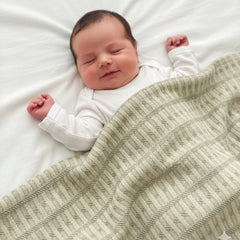 Organic Cotton Waffle Baby Blanket Yarn Dyed