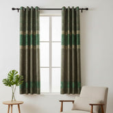 Jacquard Curtains Pack of 2