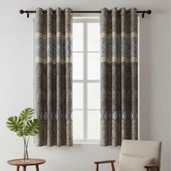 Jacquard Curtains Pack of 2