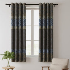 Jacquard Curtains Pack of 2