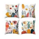 Colorful Floral Cushion Cover Set Pack Of 4