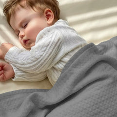 Baby Waffle Blankets Wrap in Neutral Colors