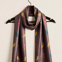 White-throated Sparrow Silk Scarf