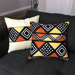 Bambara African Mudcloth Cushion Cover Pack of 3