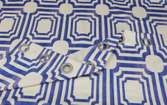 City Block Curtains Blue texture