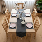 Midnight Pebble Table Runner With 4 Mats
