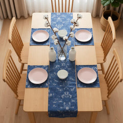 Ocean Ocean Table Runner With 4 Mats