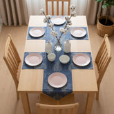 Saro Lifestyle Dining Table Runner With 4 Mats