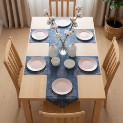 Saro Lifestyle Dining Table Runner With 4 Mats