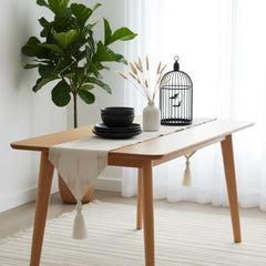 Pure Linen Luxe Table Runner With 4 Mats