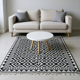 Diamond Style - Black & White (4ft x 6Ft)