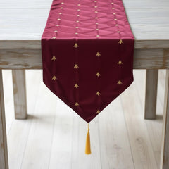 Royal Embroidered Velvet Table Runner