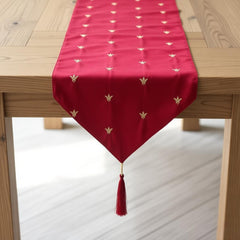 Royal Embroidered Velvet Table Runner