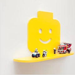 Smiley Kids Bedroom Floating Organizer Shelve