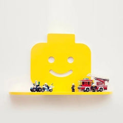 Smiley Kids Bedroom Floating Organizer Shelve