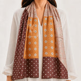 Amber Dusk Silk Scarf