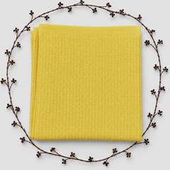 Waffle Nest Baby Blanket Ochre