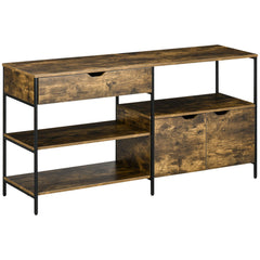 Homcom Living Lounge Bedroom Industrial Drawer and Cabinet Storage Rack
