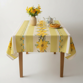 Sunflower-Stripel Table Cover