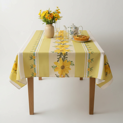 Sunflower-Stripel Table Cover