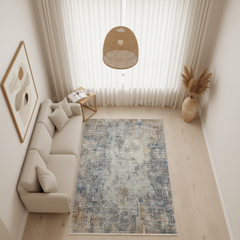 Anatolian Mist Abstract Turkish Rug
