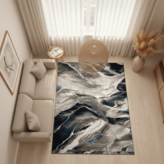 Azure Patina Turkish Rug