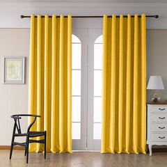 Old Gold Curtains With Lining