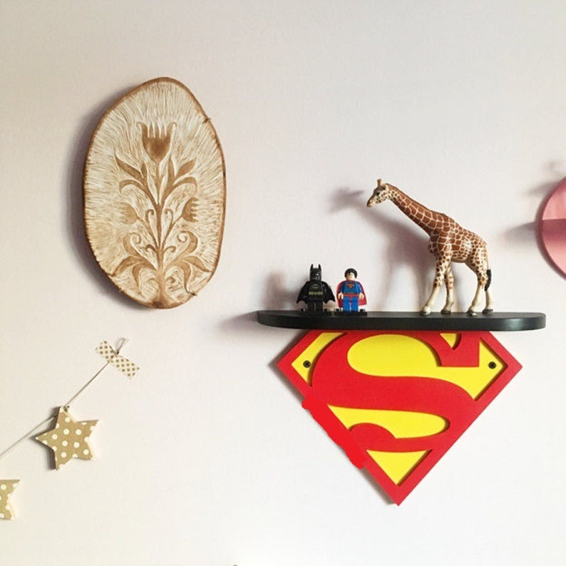Superman Floating shelve - waseeh.com