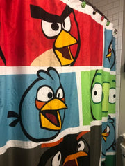 Angry Birds Fabric Shower Curtain