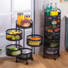 Parfait Rotating Trolley (Round) - waseeh.com