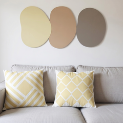 Pastel Gold Hand Sequin Cushion Cove pack of 2