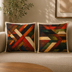 Modern Art Cushion Cover Pack Of 2