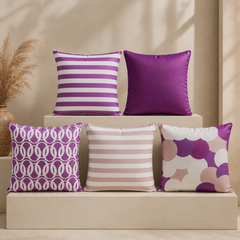 Light Rug Spring Cushion Covers Pack 5