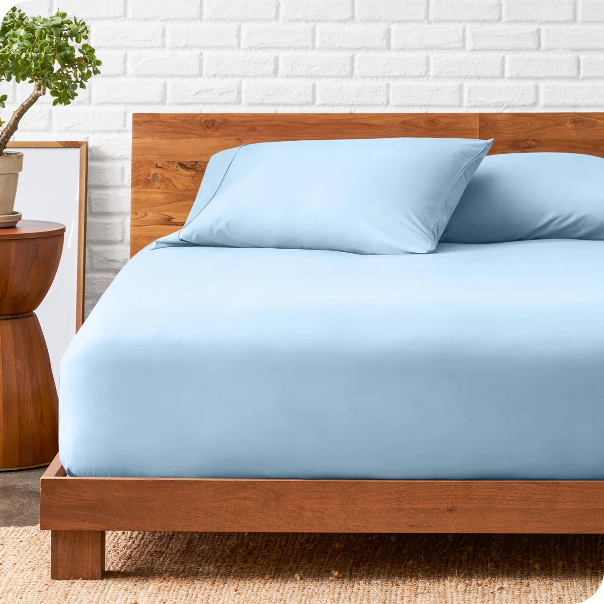Cotton Fitted Sheet Double Bed