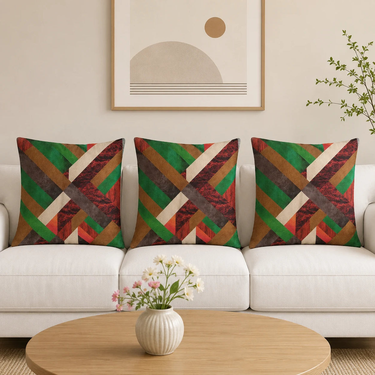Soft Haven Cushion Cover Pack of 3