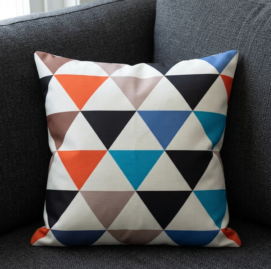 Soft Textures Cushion Cover With Filling