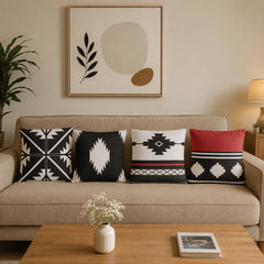 Classic Embellish Cushion Cover Pack of 4