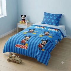 A Classic Mickey Mouse Kid Bedsheet Single