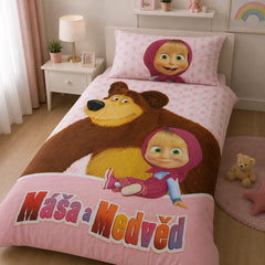 Masha and the Bear Kid Bedset