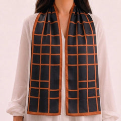 Global Axis Silk Scarf