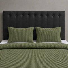 Waffle Thermal Blanket With Pillow King Size
