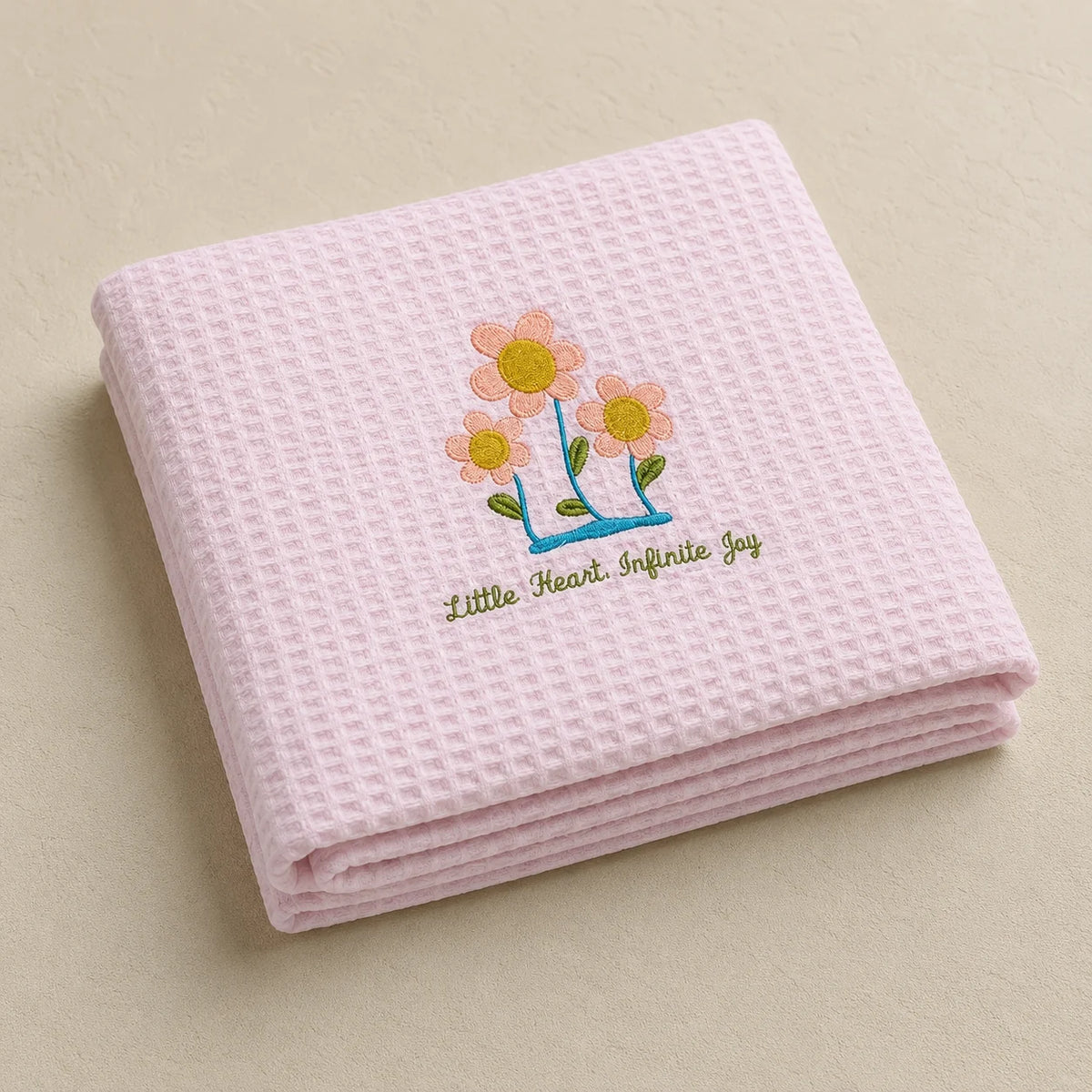 Petal Hugs Waffle Blanket