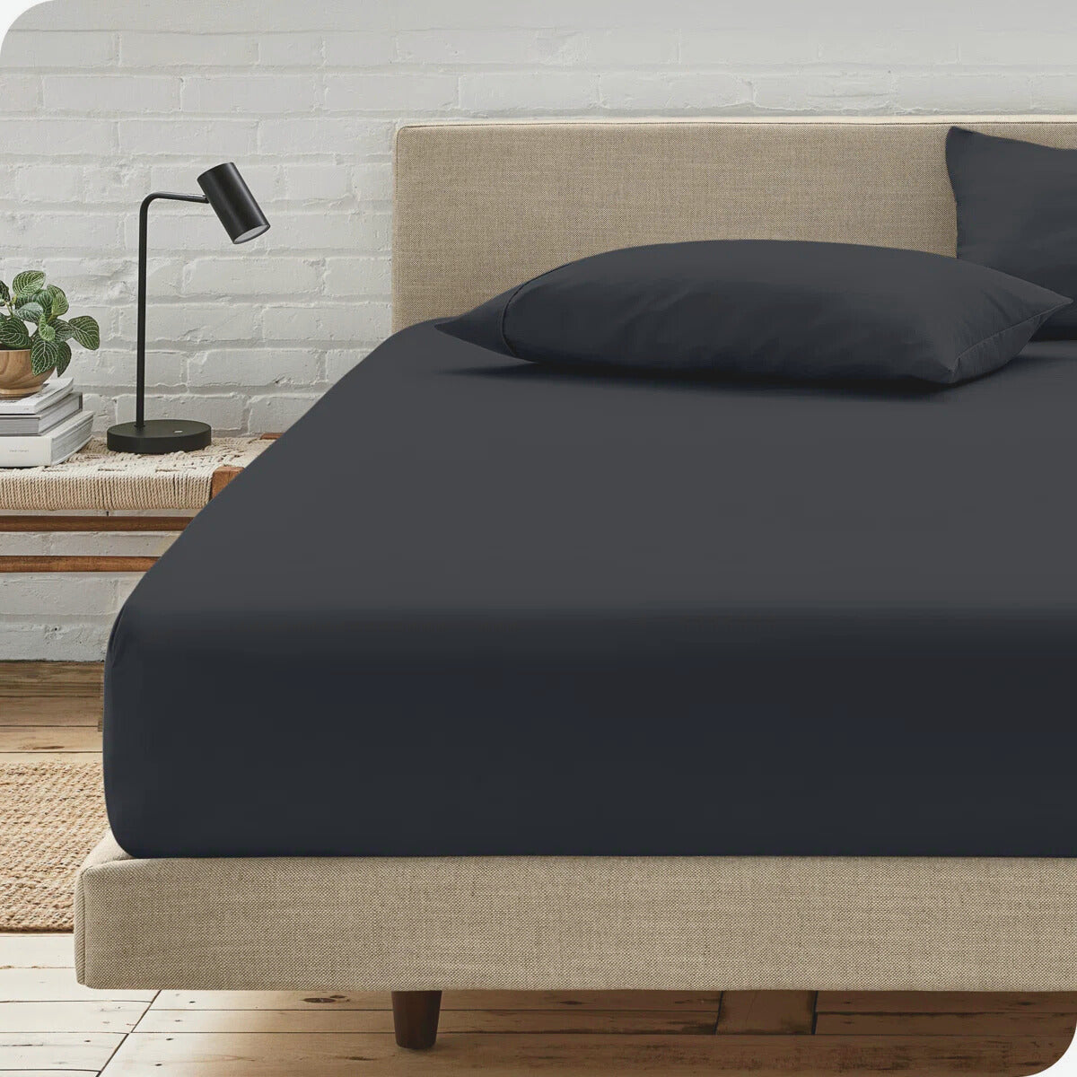 Cotton Fitted Sheet Double Bed
