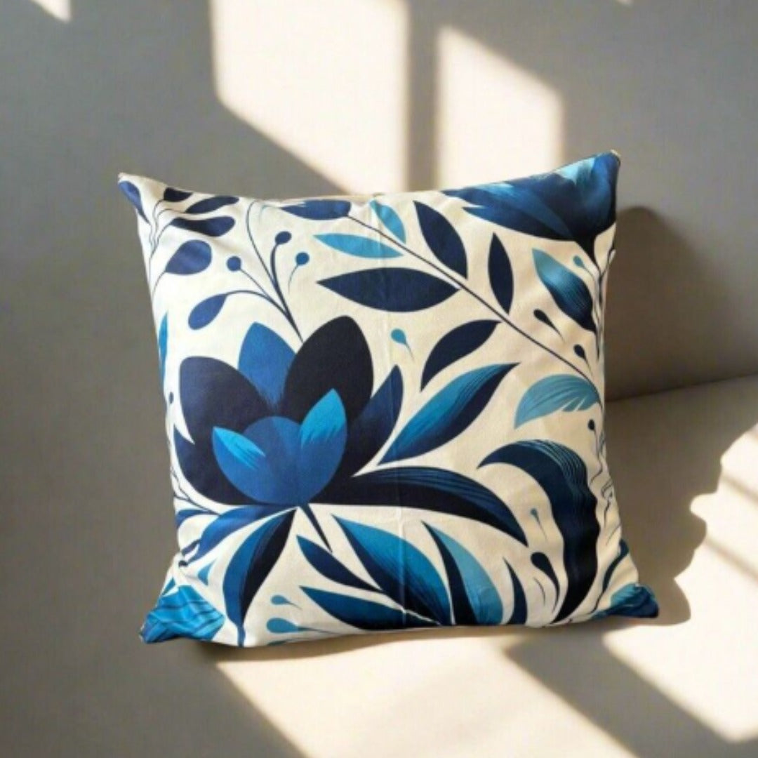 Botanic Blue Charm Cushions Cover Pack of 2