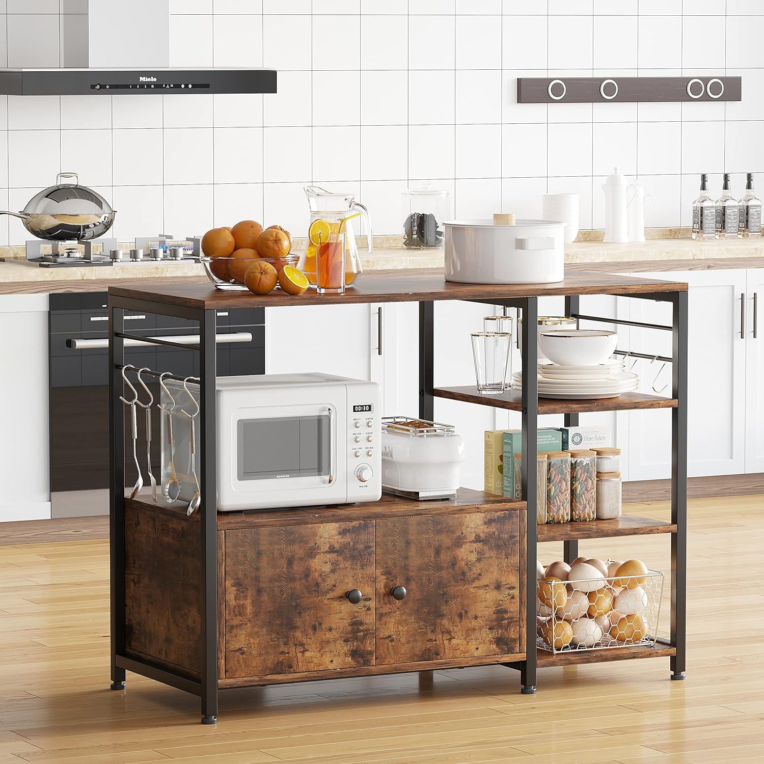 Kitchen Racs Gorgian Multipurpose Baker's Kitchen Rack – Cotton Leftover