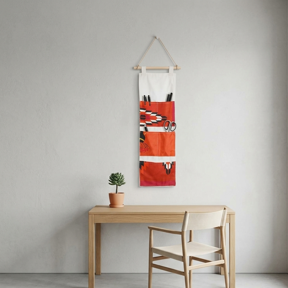 Modern Pastel Hanging Wall Organizer