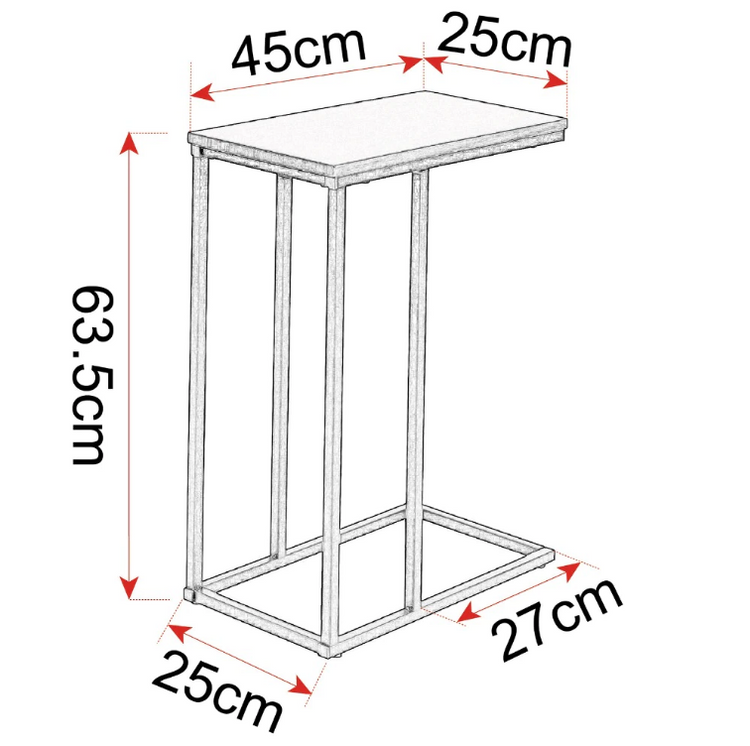 The Genre Coffee Bed Sofa Side End Table - waseeh.com