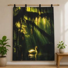 Sapphire Courtyard Tapestry