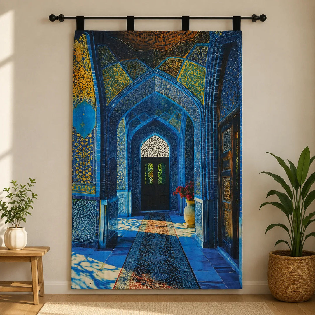 Blue Oasis Tapestry